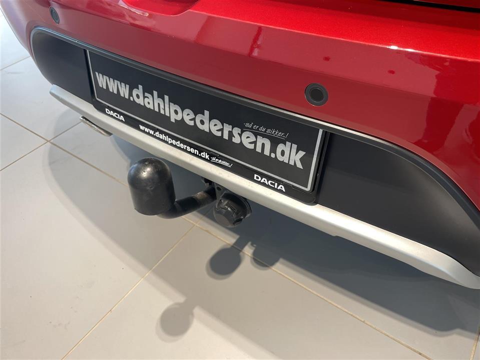 Rød Dacia Sandero fra 2020