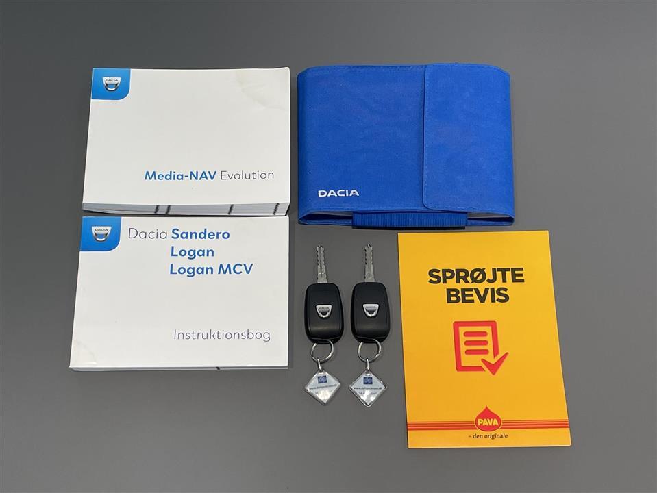 Rød Dacia Sandero fra 2020