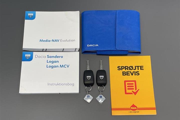 Rød Dacia Sandero fra 2020