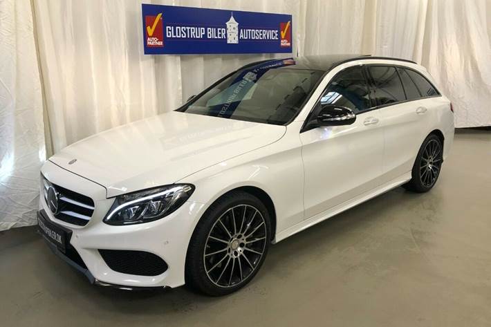 Grå Mercedes C250 d fra 2015