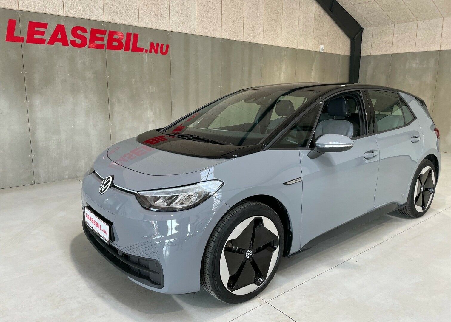 Grå VW ID.3 fra 2021