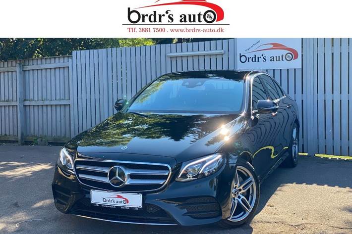 Sort Mercedes E220 d fra 2017
