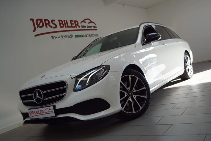 Hvid Mercedes E220 d fra 2017
