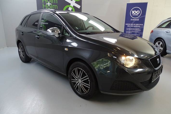 Grå Seat Ibiza fra 2010