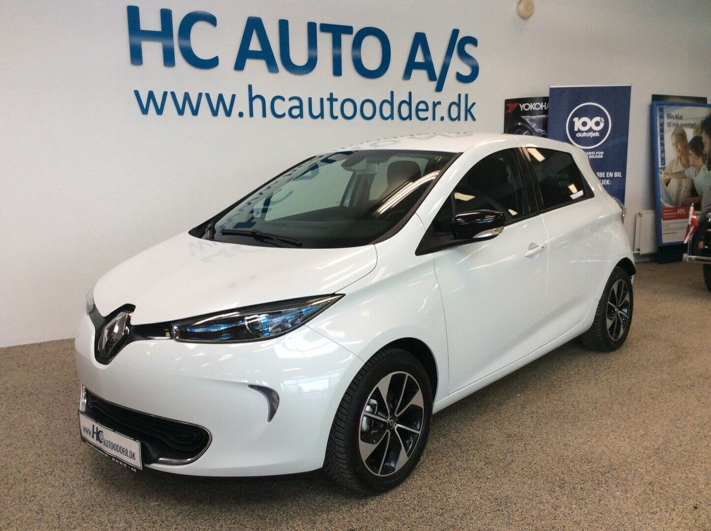Hvid Renault Zoe fra 2018