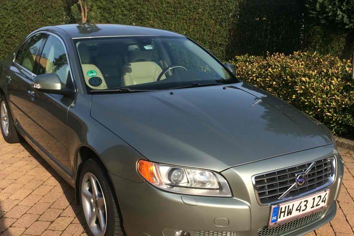Grøn Volvo S80 fra 2007