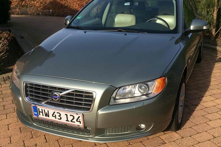 Grøn Volvo S80 fra 2007