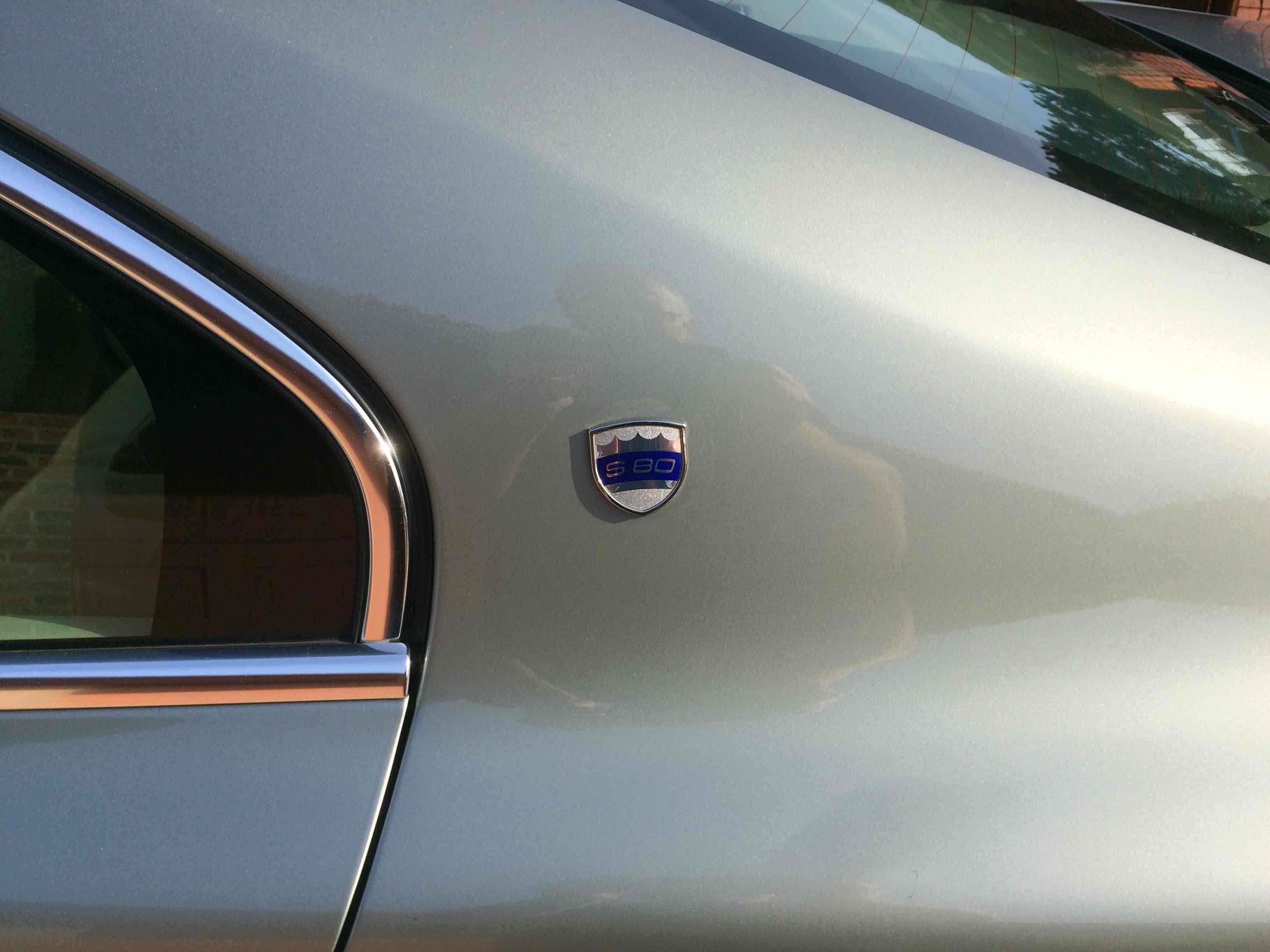 Grøn Volvo S80 fra 2007