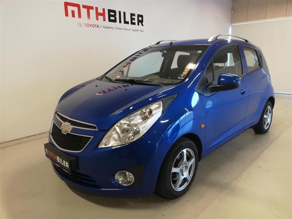 Blå Chevrolet Spark fra 2011