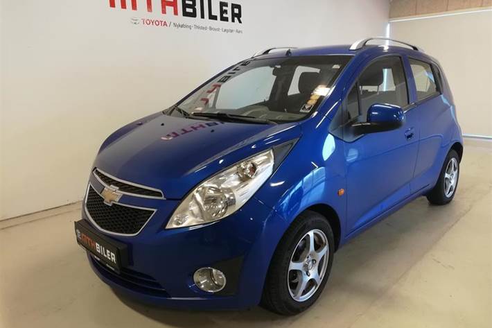 Blå Chevrolet Spark fra 2011