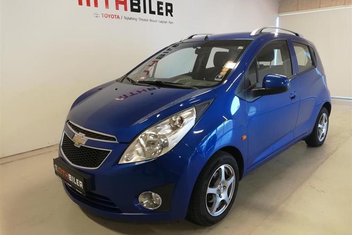 Blå Chevrolet Spark fra 2011