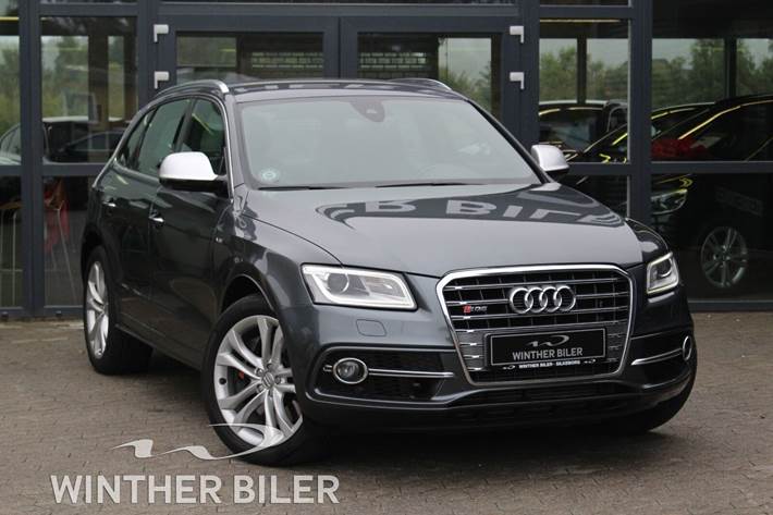 Grå Audi SQ5 fra 2016