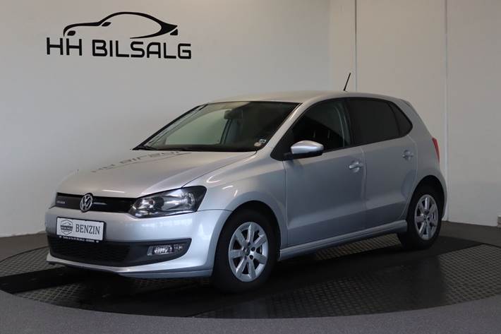 Grå VW Polo fra 2014