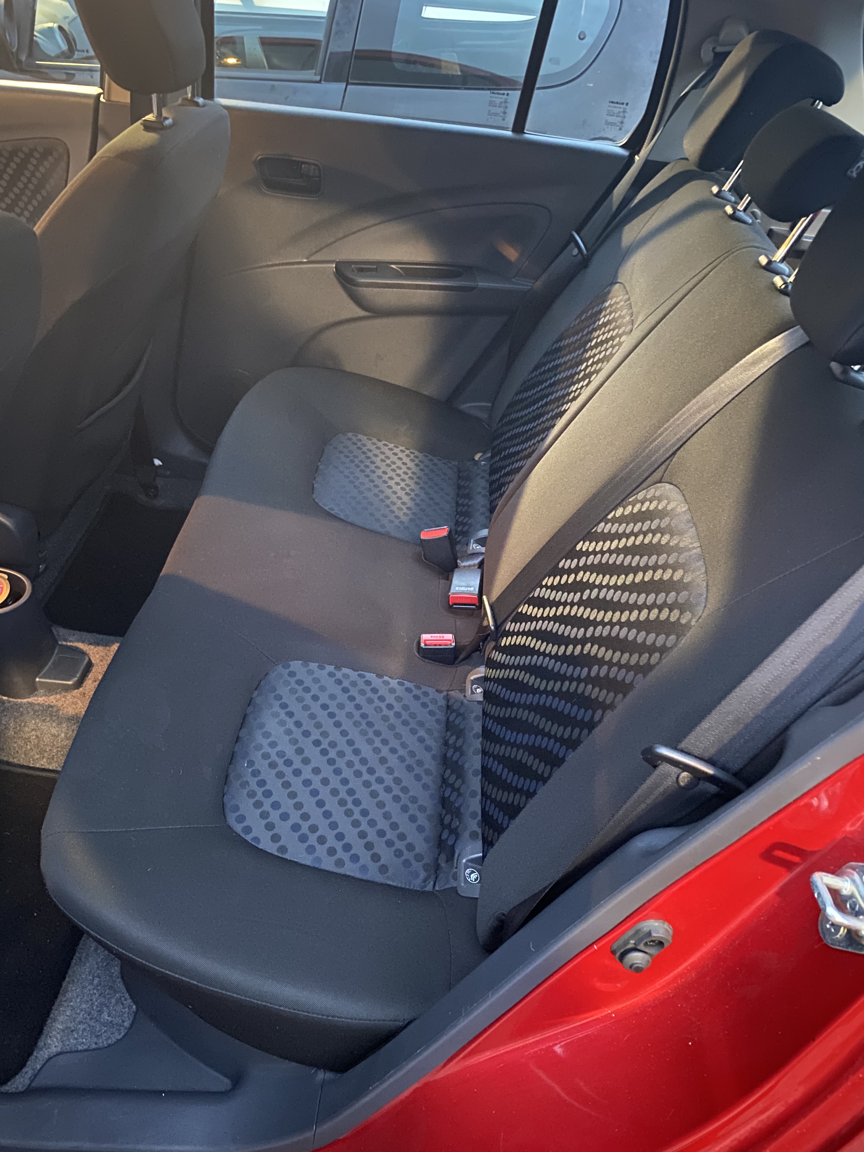 Rød Suzuki Celerio fra 2017