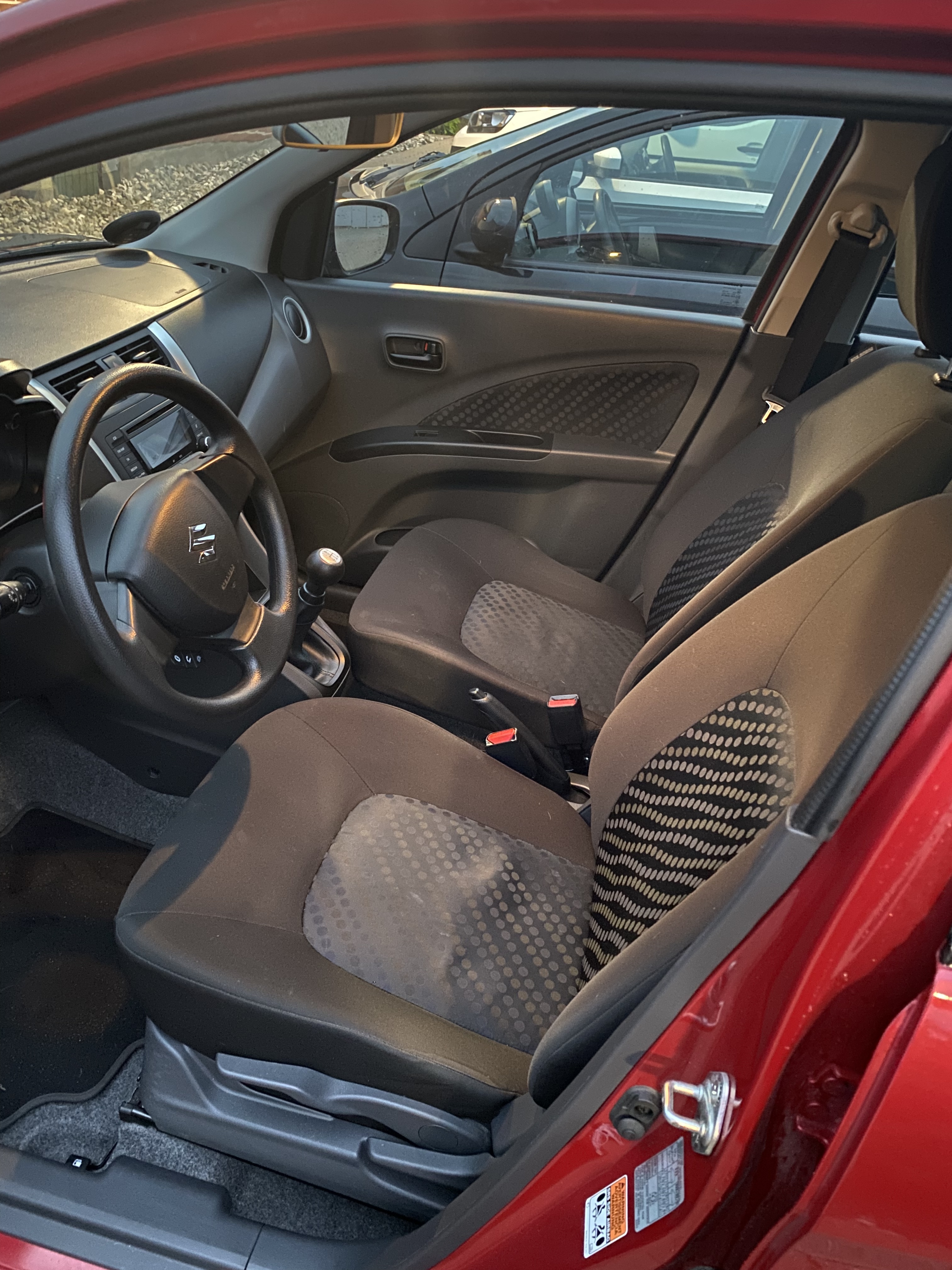 Rød Suzuki Celerio fra 2017