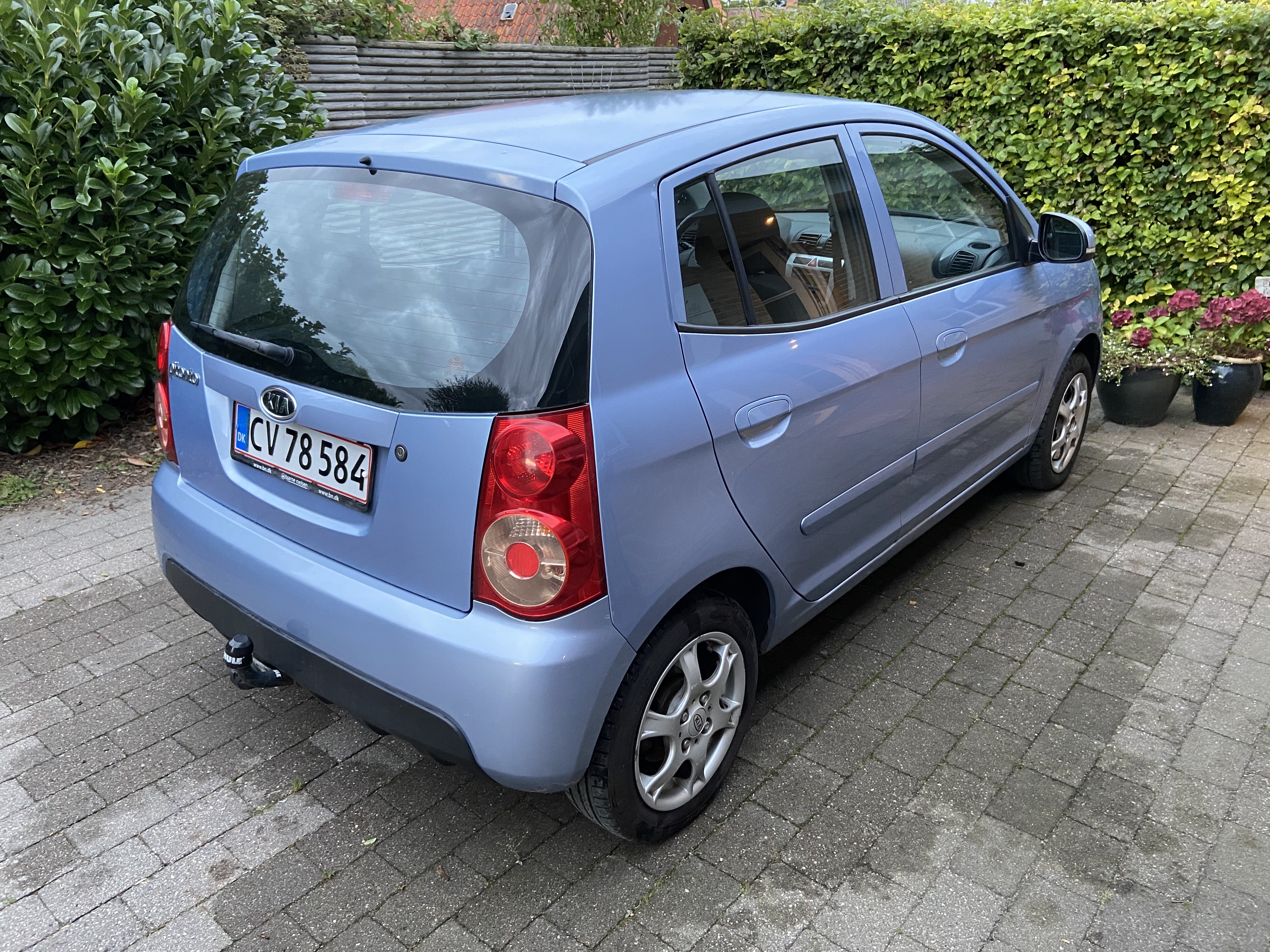 Blå Kia Picanto fra 2010