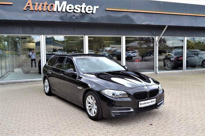 Sort BMW 520d fra 2014