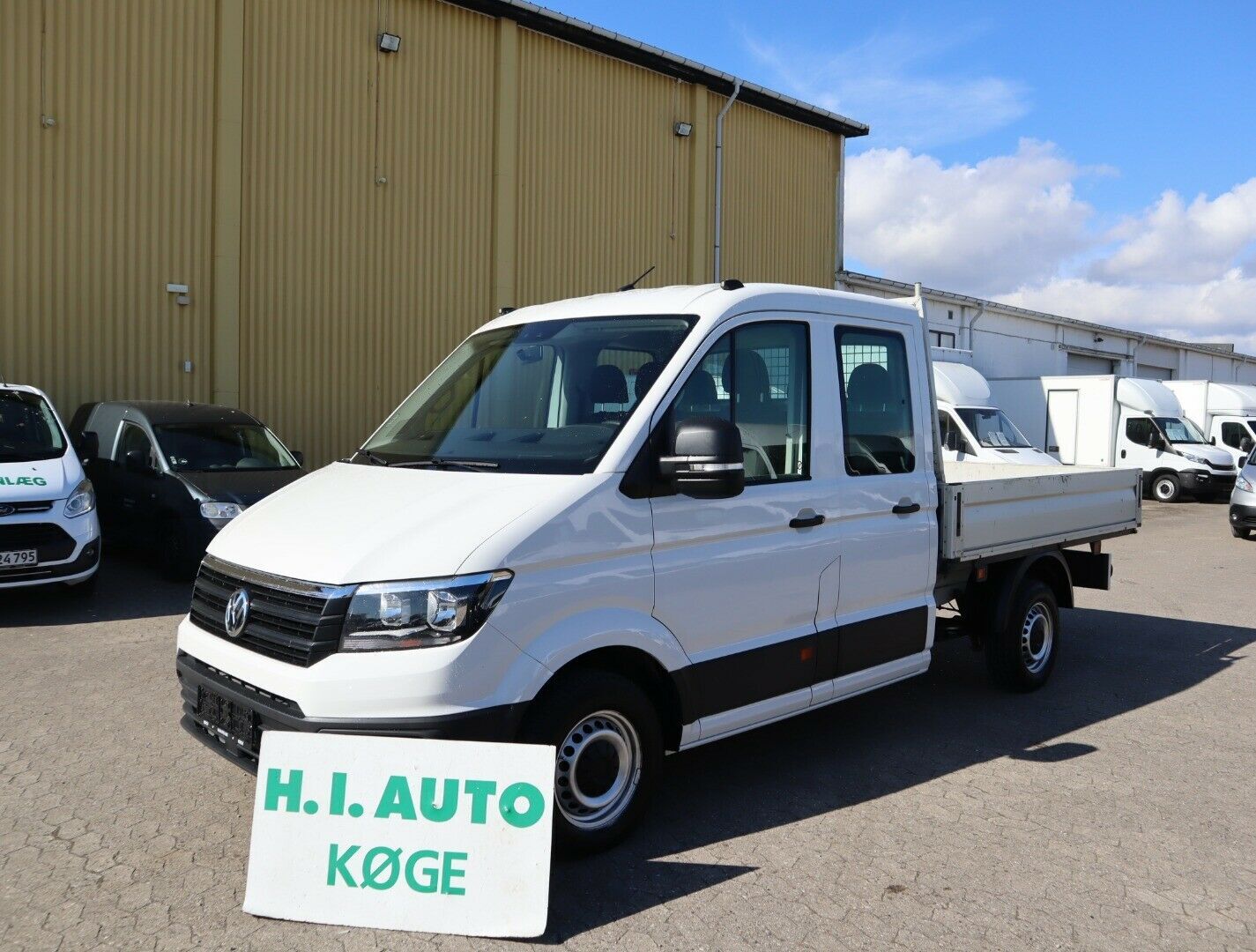 Hvid VW Crafter 35 fra 2017