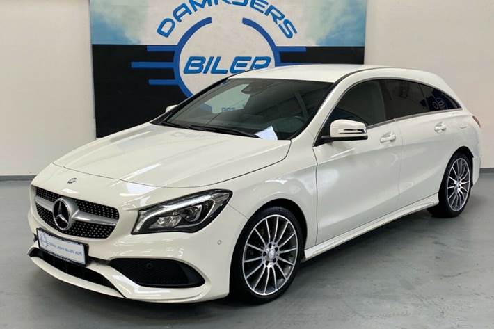 Grå Mercedes CLA200 d fra 2017