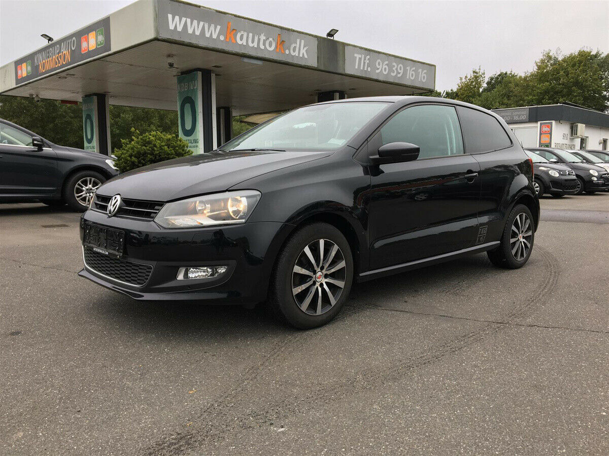 Sort VW Polo fra 2012