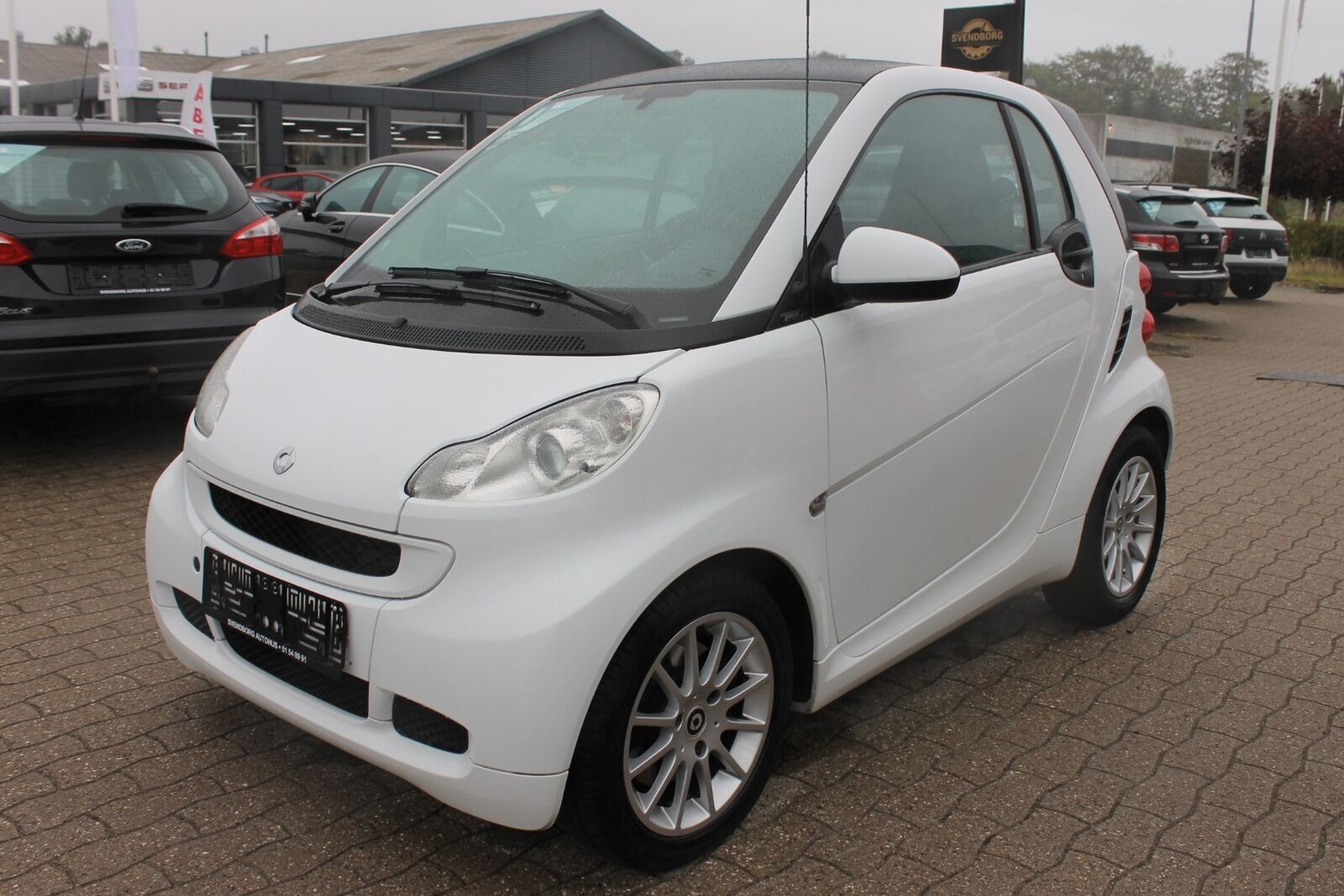 Hvid Smart ForTwo Coupé fra 2012