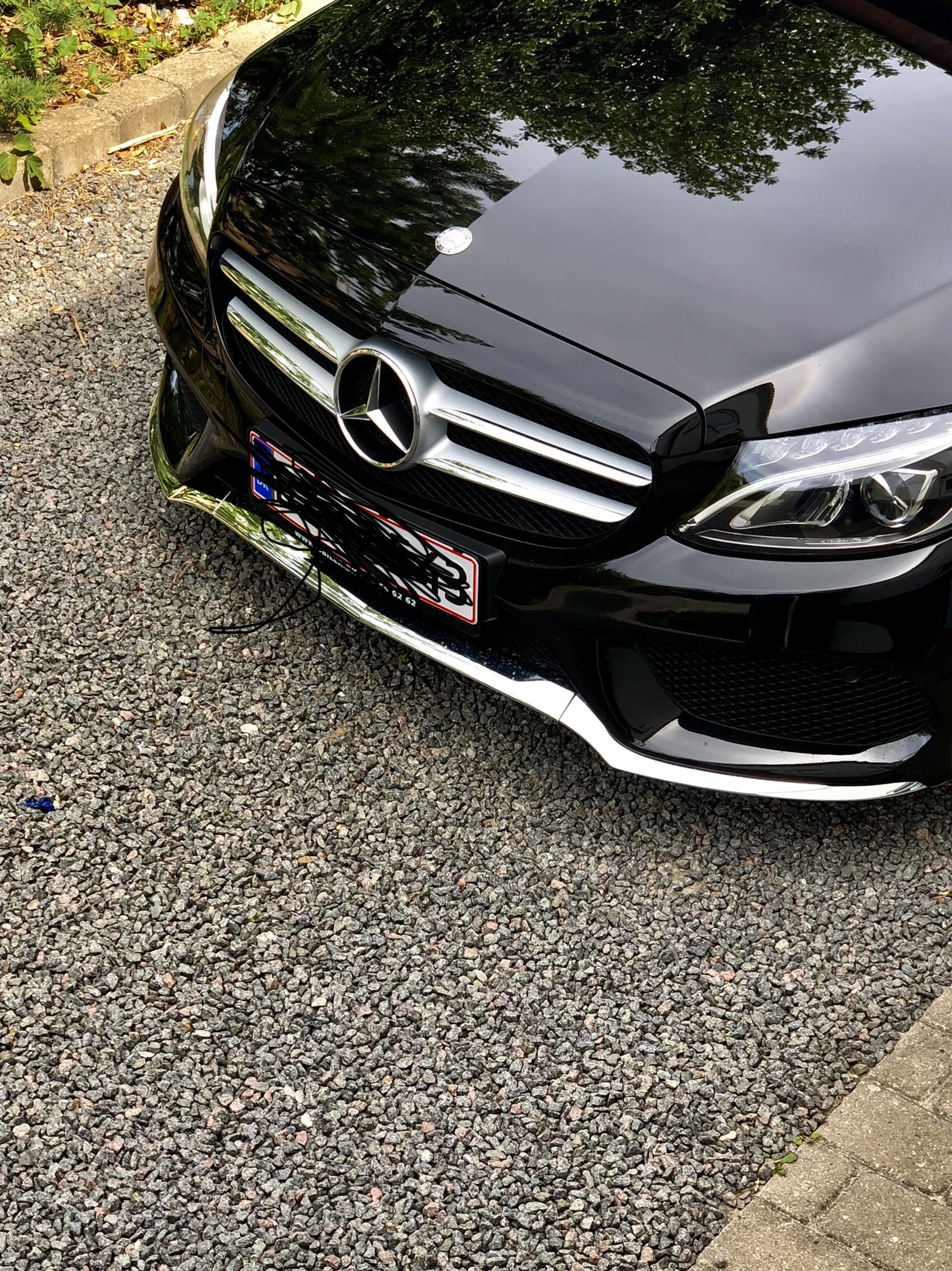Sort Mercedes C220 d fra 2015