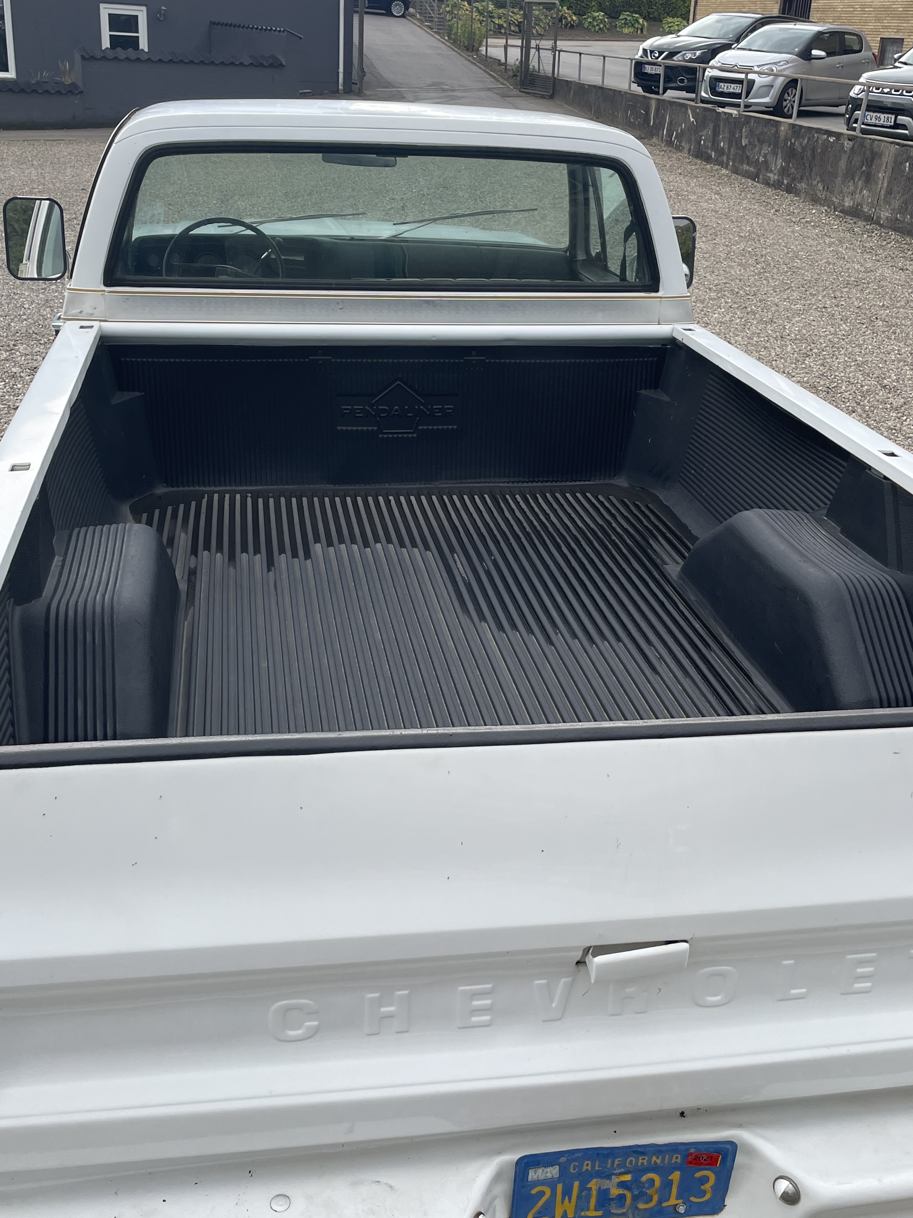 Hvid Chevrolet Ladvogn fra 1977
