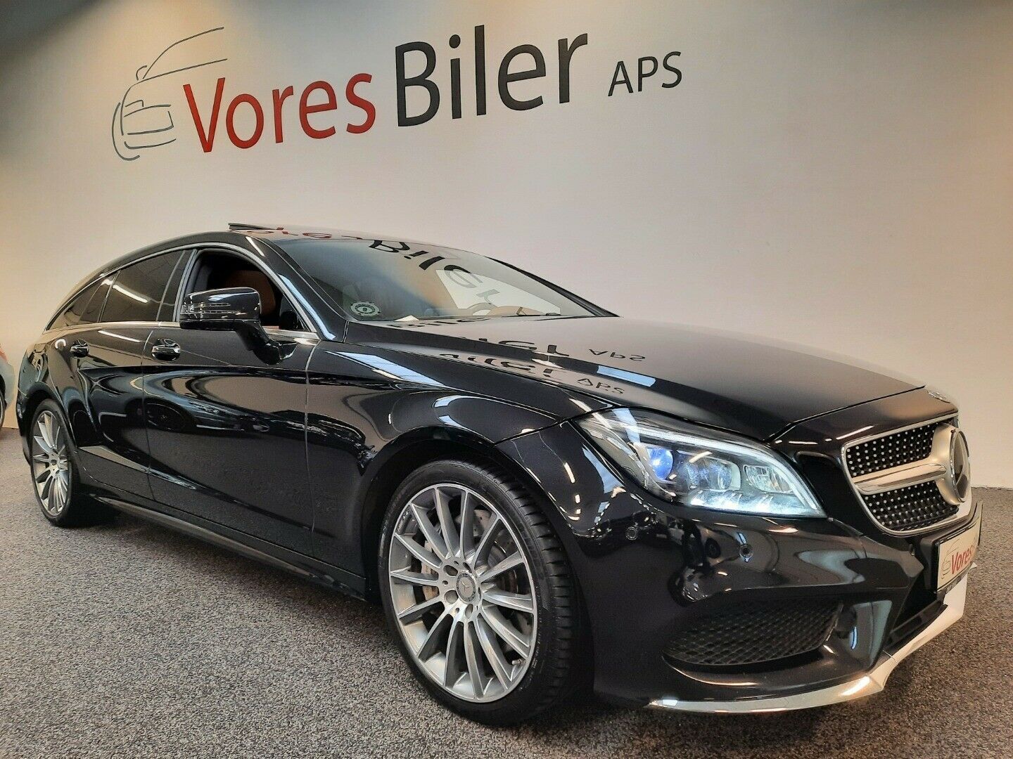 Grå Mercedes CLS500 fra 2015