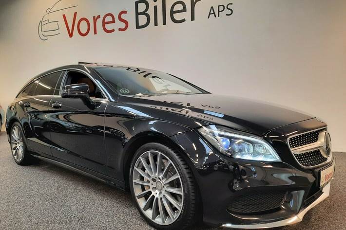 Grå Mercedes CLS500 fra 2015