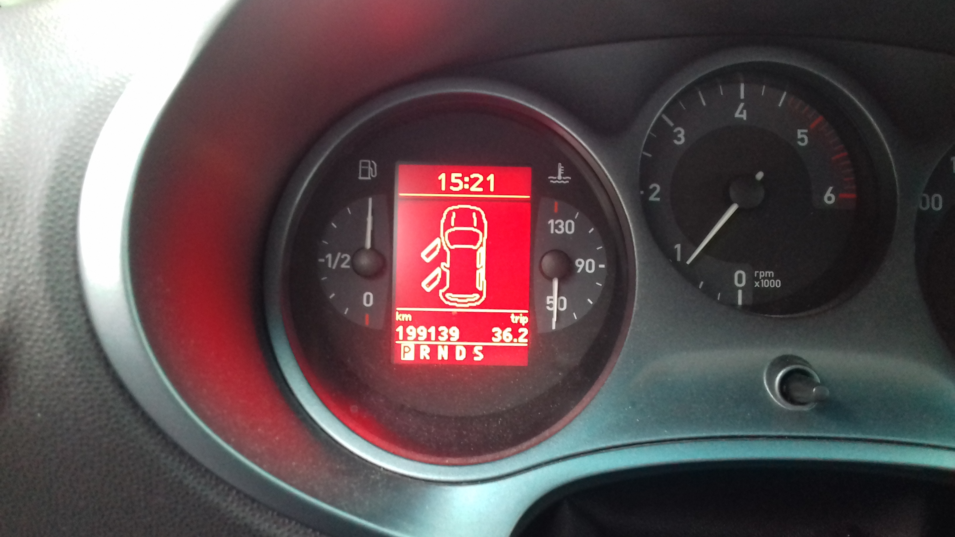 Grå Seat Leon fra 2009