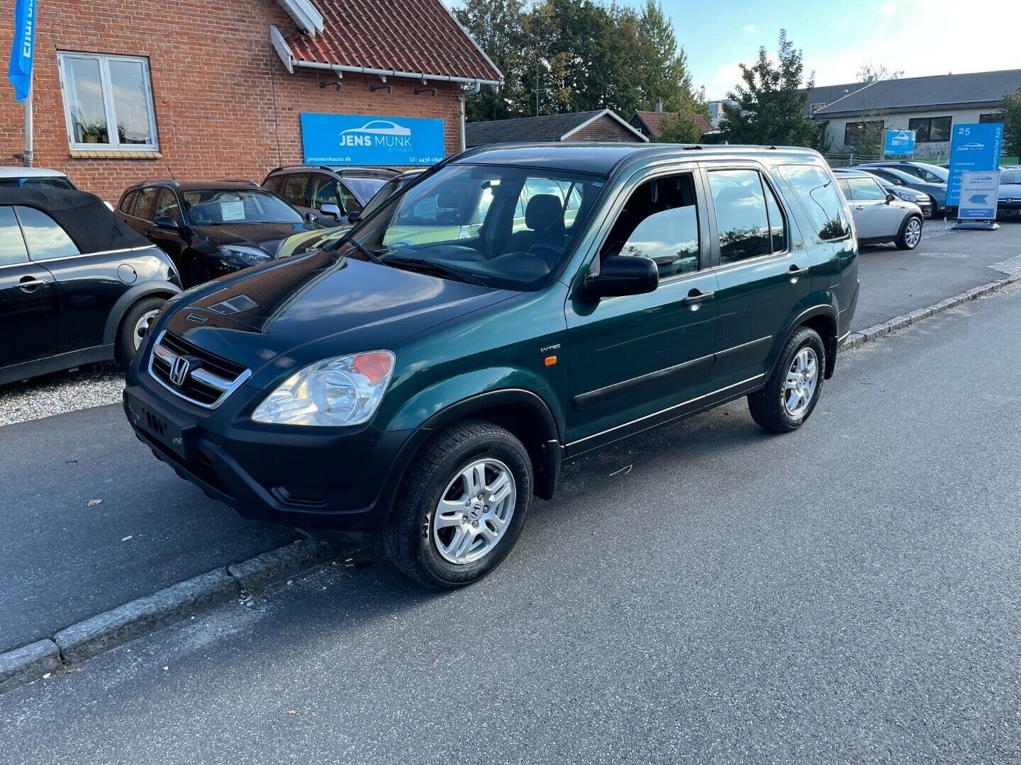 Grøn Honda CR-V fra 2003