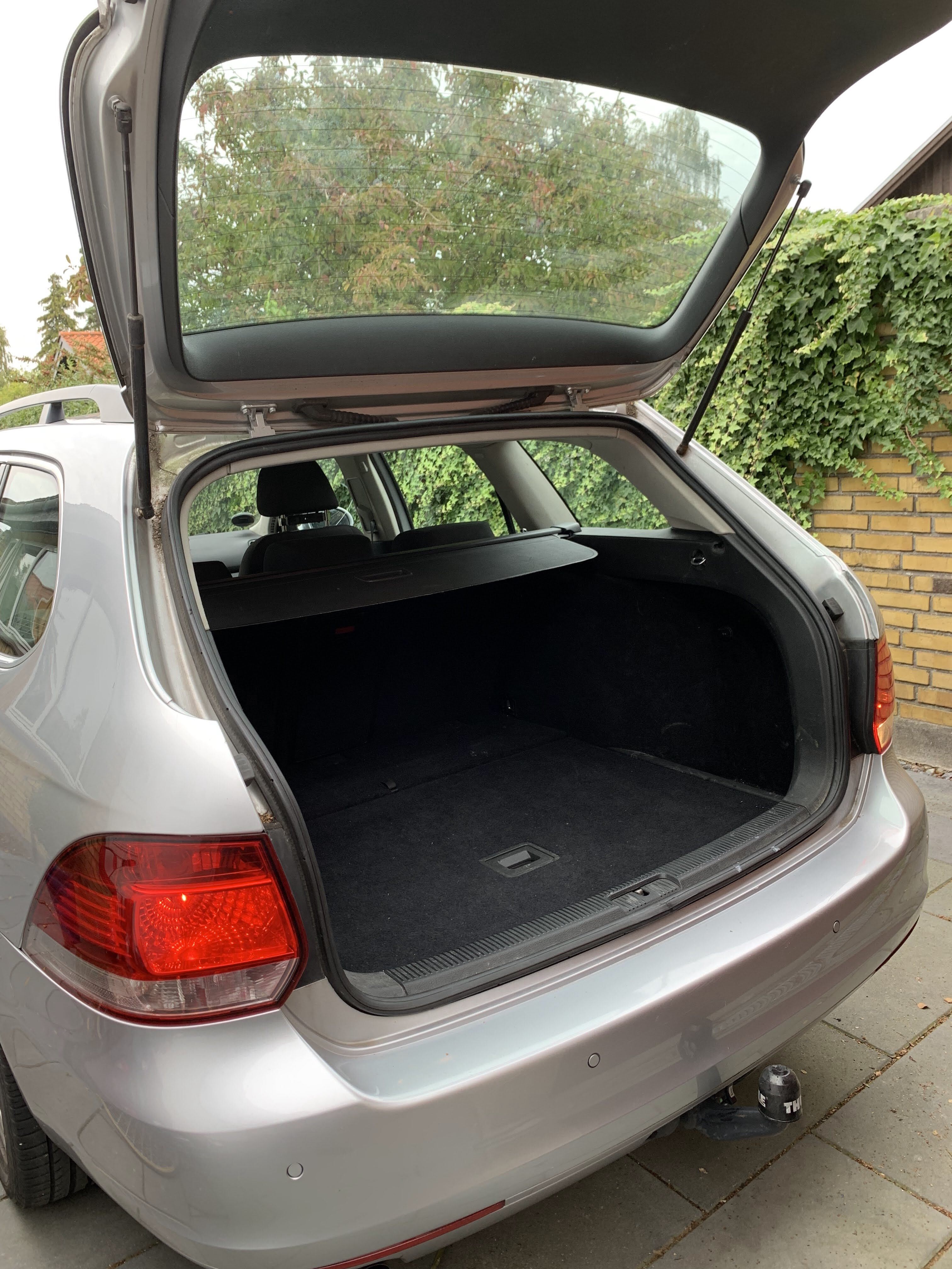 Sølv VW Golf VI fra 2011