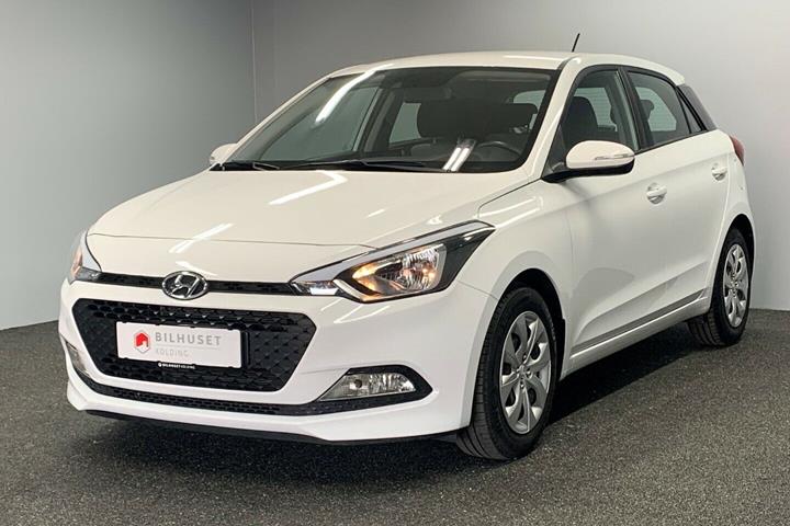 Hvid Hyundai i20 fra 2016