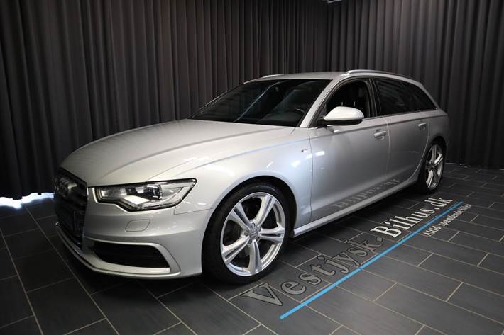 Grå Audi A6 fra 2013