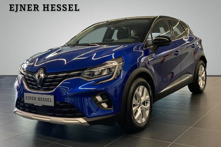 Blå Renault Captur fra 2020