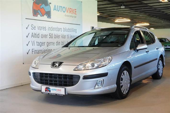 Grå Peugeot 407 fra 2005