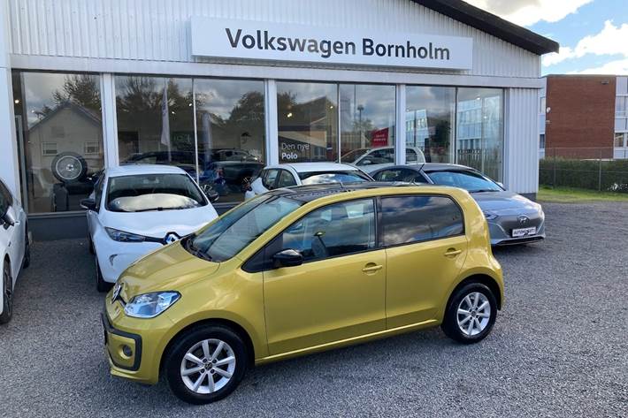 Gul VW UP! fra 2020