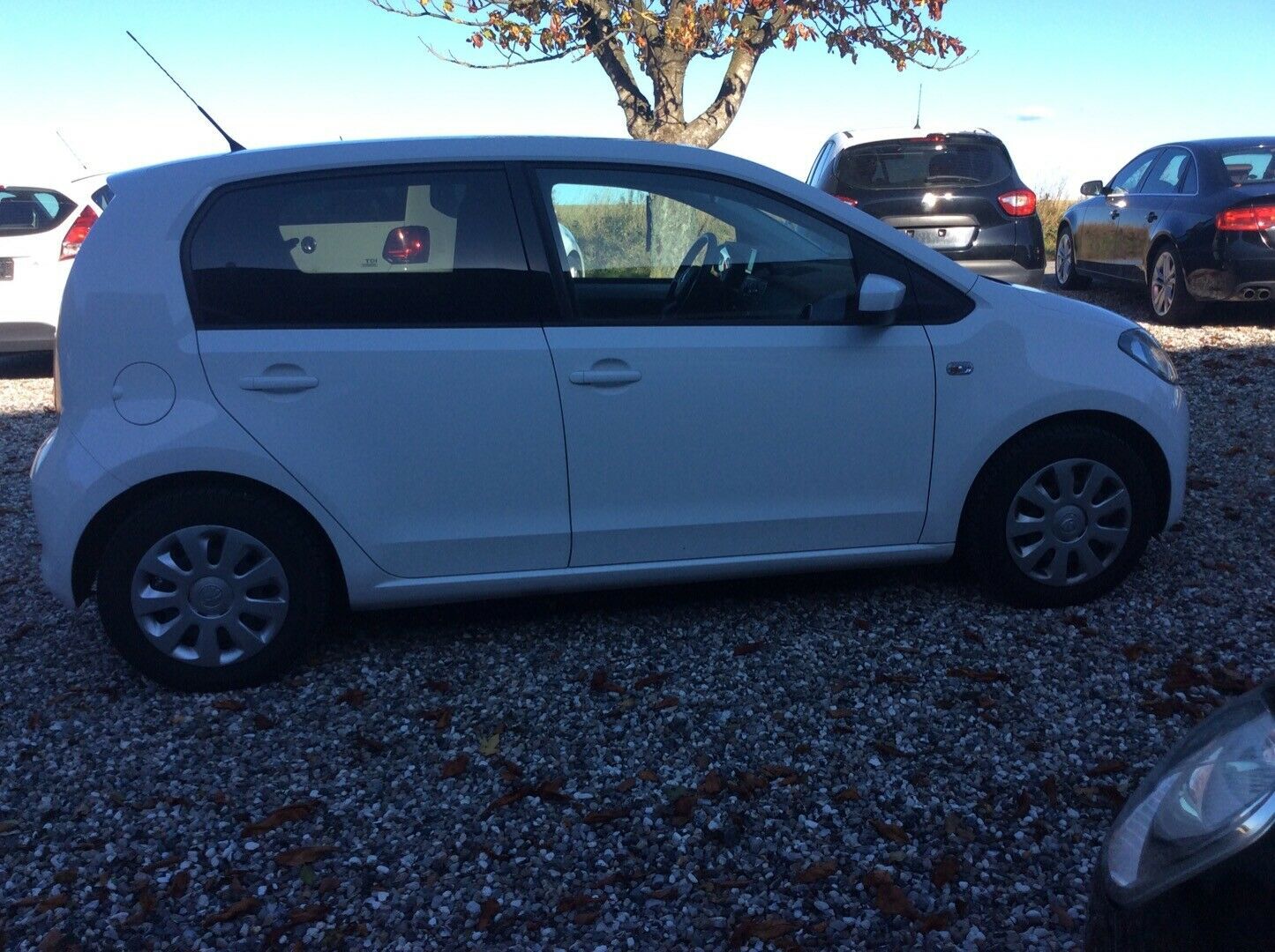 Hvid Skoda Citigo fra 2013