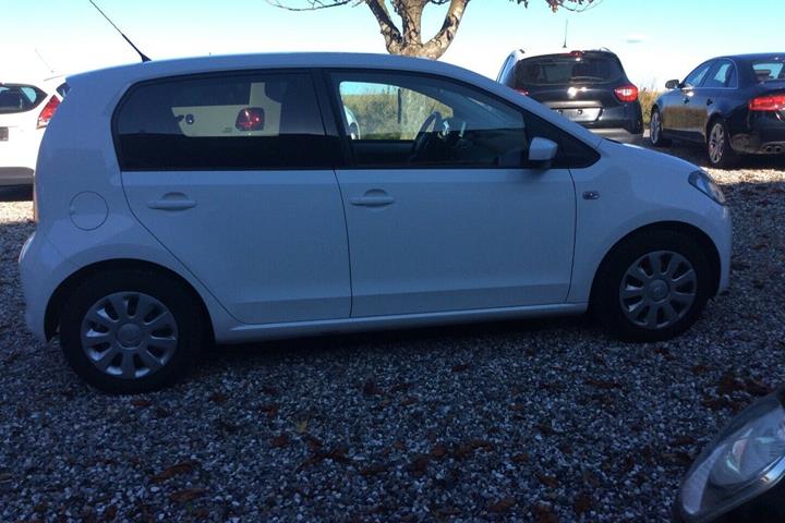 Hvid Skoda Citigo fra 2013