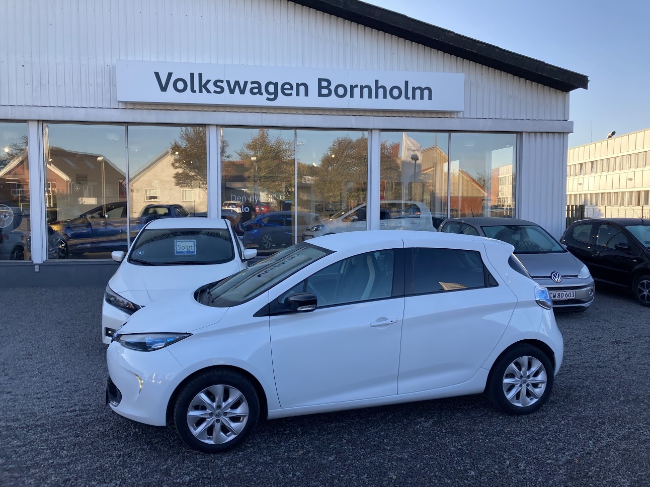 Hvid Renault Zoe fra 2016