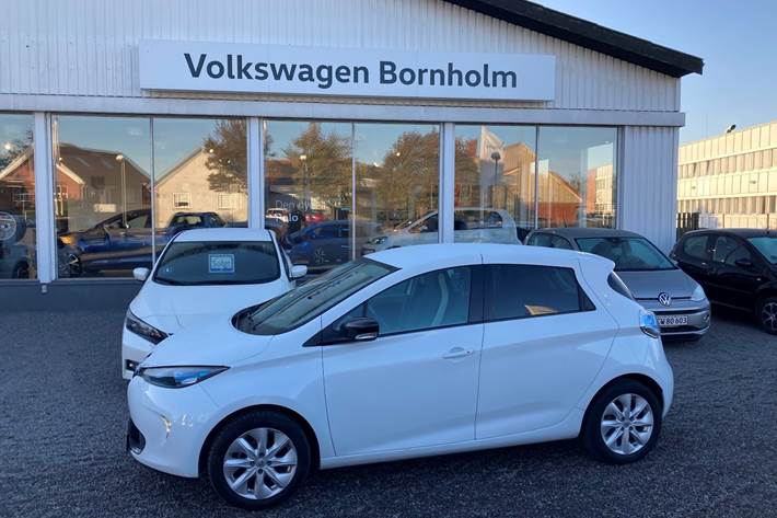 Hvid Renault Zoe fra 2016