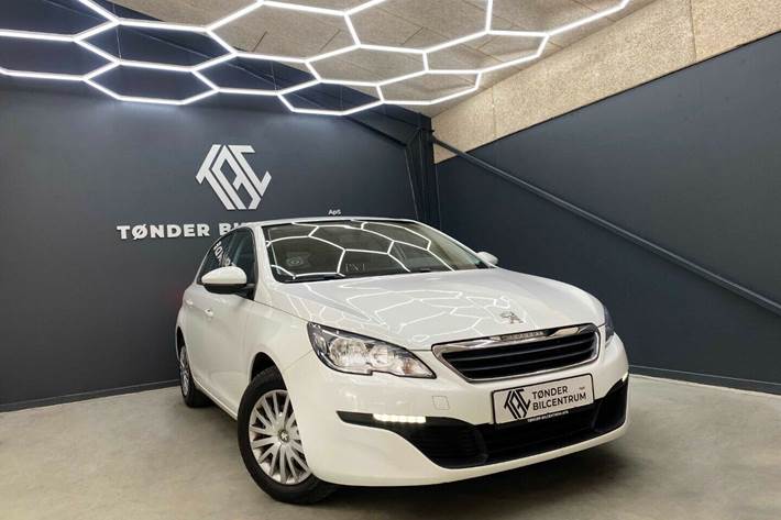 Hvid Peugeot 308 fra 2014