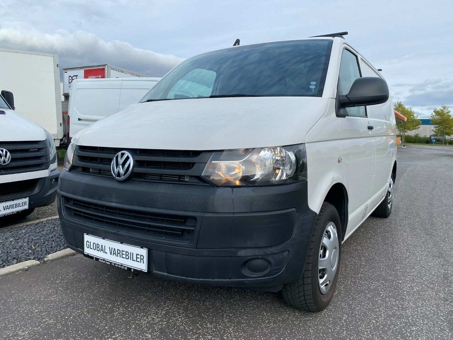Hvid VW Transporter fra 2014