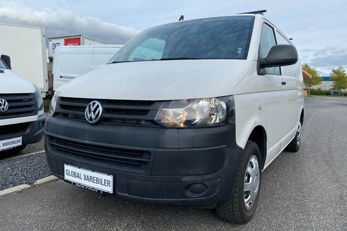 Hvid VW Transporter fra 2014