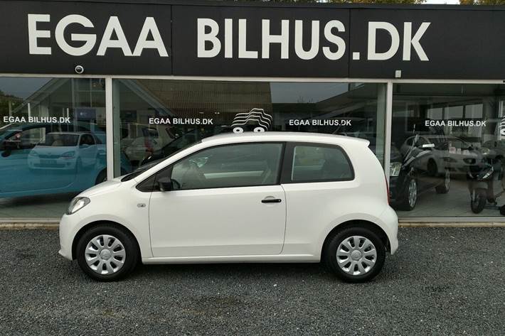 Hvid Skoda Citigo fra 2013