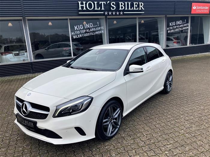 Hvid Mercedes A180 d fra 2016