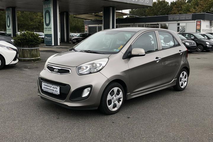 Grå Kia Picanto fra 2012