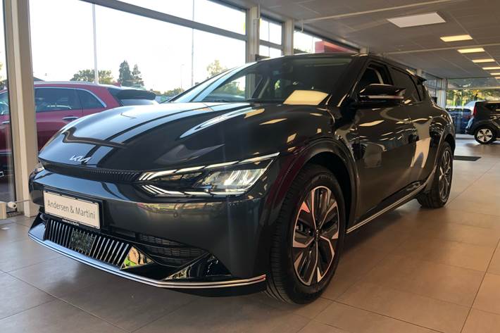 Grå Kia EV6 fra 2022