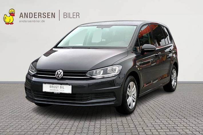 Grå VW Touran fra 2016