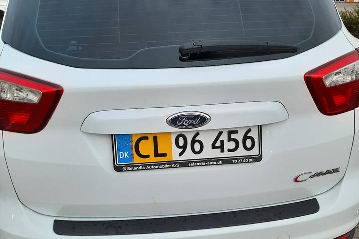 Hvid Ford C-MAX fra 2015